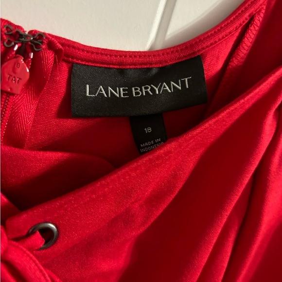 Red Corset Style Dress - Picture 3 of 6